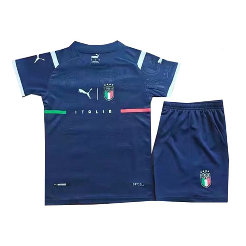 Maillot Italie Gardien Enfant 2021 Bleu